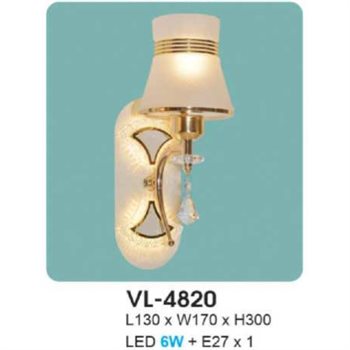 Đèn vách trang trí HUFA L130*W170*H300 - LED 6W + E27*1 - VL-4820 VL-4820