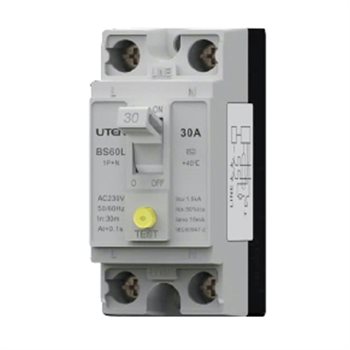 RCBO 1P+N Uten 1.5kA 230V AC BS60L