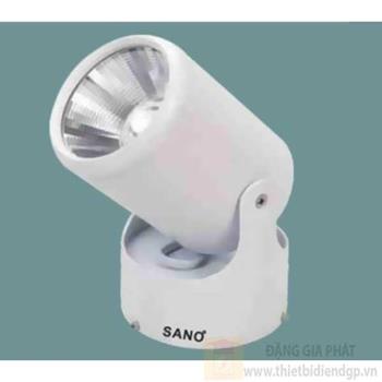 Đèn chiếu điểm led COB 18W, Ø75*L90*H170-6000K-4000K, vỏ TRẮNG PR 182