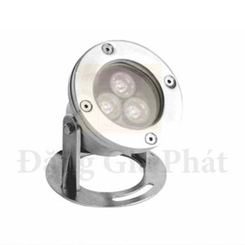 Đèn led dưới nước 3X1W 3000K gắn tường PRGY3L