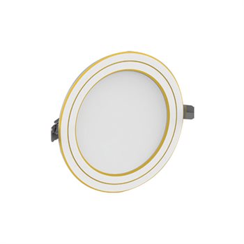 Đèn âm trần downlight Nanoco Eco Meatal Series 12W (viền bạc) NEMD12xS110