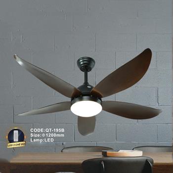 Quạt trần đèn 5 cánh Slister QT-195B Ø1200mm QT-195B