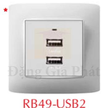 Ổ cắm USB đôi RB49-USB2