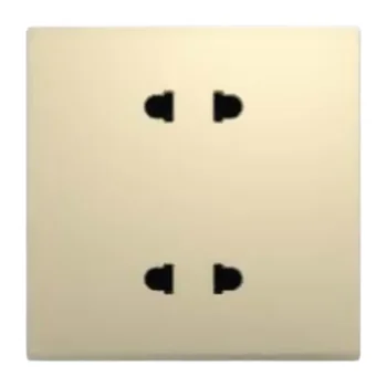 Bộ ổ cắm đôi ABB 2 chấu 10A - 4TYB501231P0x02 4TYB501231P0x02
