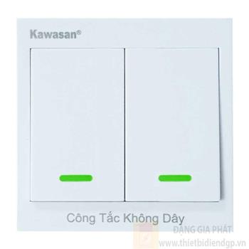 Công tắc đôi không dây dán tường Kawasan RCT2