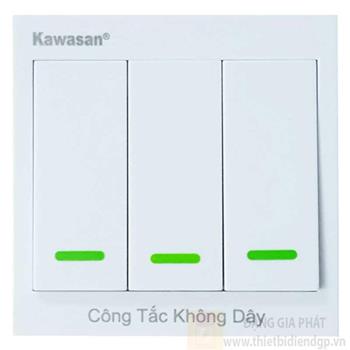 Công tắc ba không dây dán tường Kawasan RCT3