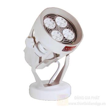 Đèn led chiếu điểm PAR 35W, Ø120*H220, vỏ đen nhôm cao cấp, ánh sáng trắng, vàng RN 14