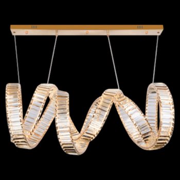 Đèn thả pha lê Andora TL-801/L950 L950*H400+1000 LED 3 CĐ TL-801/L950