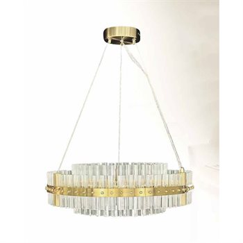 Đèn thả pha lê 355 Decor TPL8609T2 Ø600*H200 TPL8609T2