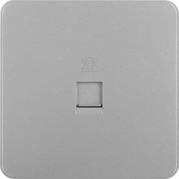 Ổ cắm điện thoại RJ11 màu xám WGDT1RJIG