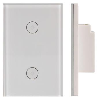 Công tắc đôi 1 chiều SS120-02CMW(Y)