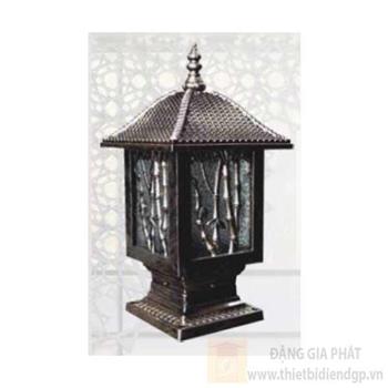 Đèn trụ cổng Sano E27*1, Ø200*H300, đúc gang TC 9603A