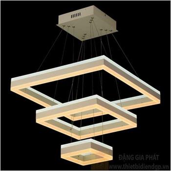 Đèn treo trần Vuông Ø600+400+200*H1000, Led 192W TL 804/3