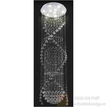 Đèn treo Sano Led 5W*9, Ø600*H2000, đổi màu xanh, xanh lá, đỏ, 98 hạt TPL 6346-Ø600