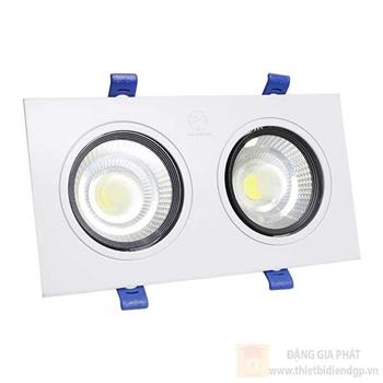 Đèn Led âm trần chiếu rọi COB TLC 2x7W TLC-ACO-TT-14W