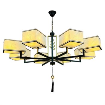 Đèn thả thiết kế 355 decor Ø1200*H450 ĐẾ: Ø120*H50 - E14* 8 TTK302