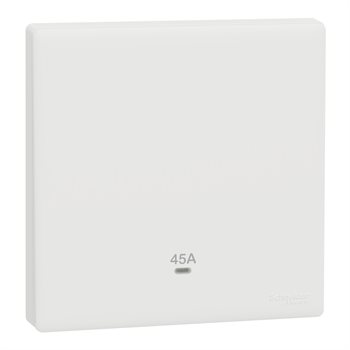 Bộ công tắc đơn 2 cực 45A Schneider KBN31D45N_WE có đèn Led KBN31D45N_WE