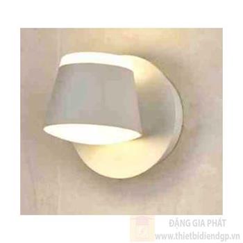 Đèn vách Sano led 12W, Ø120*H130, vỏ xám, ánh sáng vàng VL 1239S