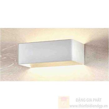 Đèn vách Sano vuông Led 12W, Ø200*H100, vỏ xám, ánh sáng vàng VL 1243S