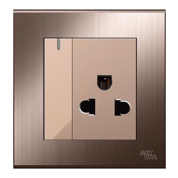 Ổ cắm đơn 3 chấu 16A + Công tắc V23-C28K