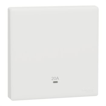 Bộ công tắc đơn 2 cực 20A Schneider KBN31D20N_WE có đèn Led KBN31D20N_WE
