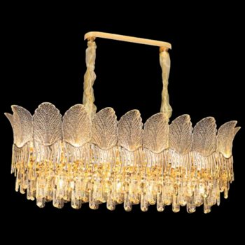 Đèn chùm pha lê K9 EUROTO L950*W350*H350+800 - E14 CFL-496