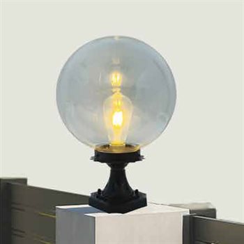 Đèn trụ cổng 355 Decor DT5801 Ø250*H360 E27*1 DT5801