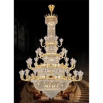 Đèn chùm đồng HUFA CĐ 1295/51 Ø2000*H2600+500 CĐ 1295/51