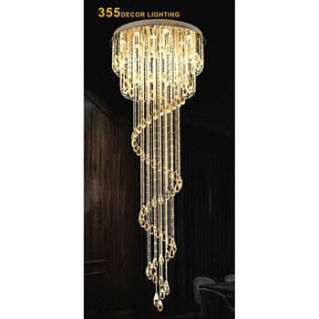 Đèn thả pha lê 355 DECOR TPL207 Ø800*H2600 TPL207