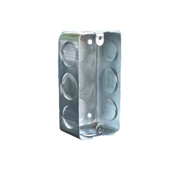 Đế âm chữ nhật đơn Sino S157R kim loại sắt S157R