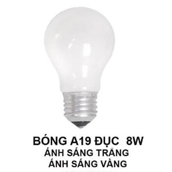 Bóng Led A19 đục loại 8W BÓNG A19 ĐỤC 8W