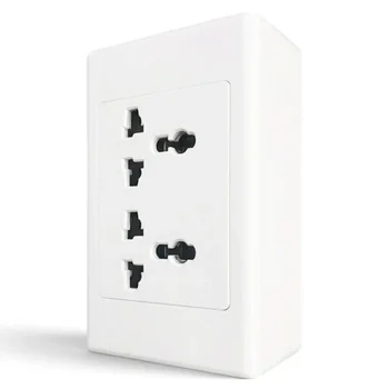 Bộ ổ cắm đơn MPE 2 ổ cắm 3 chấu và đế nổi A20B12UM A20B12UM
