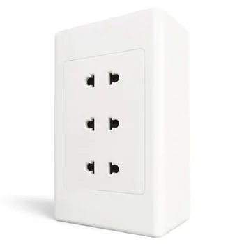 Bộ ổ cắm đơn MPE 3 ổ cắm 2 chấu và đế nổi A20B13U A20B13U