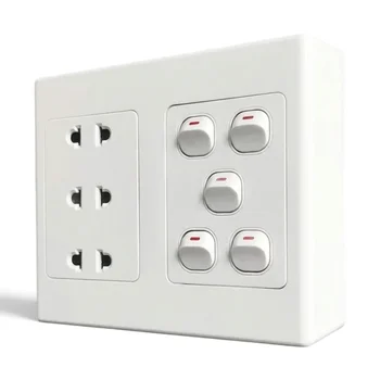 Bộ công tắc ổ cắm đôi MPE A20B23U5N A20B23U5N