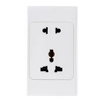 Bộ ổ cắm đơn MPE 2 chấu và ổ cắm đa năng 16A A20US2MN A20US2MN