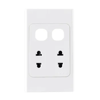 Ổ cắm đôi MPE 2 chấu 16A A20US2XXN A20US2XXN