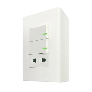 Bộ công tắc ổ cắm đơn MPE vặn vít A60B11U2V A60B11U2V