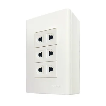 Bộ ổ cắm đơn MPE 3 ổ cắm đế nổi vặn vít A60B13UV A60B13UV