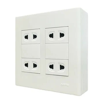 Bộ ổ cắm đôi MPE 4 ổ cắm đế nổi A60B24U A60B24U