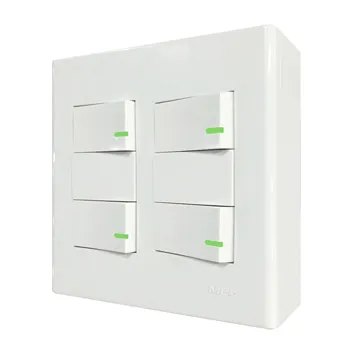 Bộ công tắc đôi MPE 4 công tắc đế nổi vặn vít A60B24V A60B24V