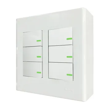 Bộ công tắc đôi MPE 6CT đế nổi vặn vít A60B26V A60B26V