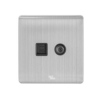 Ổ cắm mạng +Tivi A66S-E0203