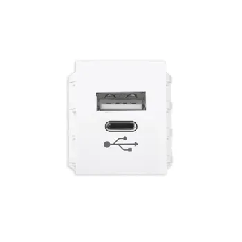 Ổ cắm sạc USB MPE DC 5V-2.1A ổ cắm USB C A6USB-A/C