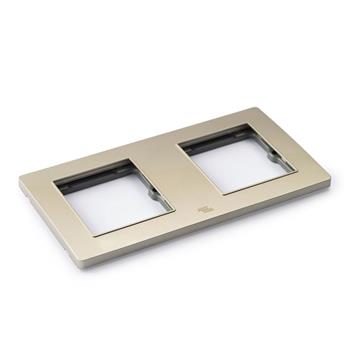 Mặt viền đôi liền kính vàng A78-P19F