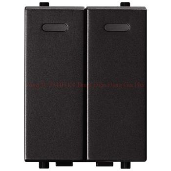 Hạt công tắc đôi 2 chiếu Size M A8PGK32/L