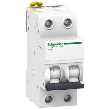 Acti9 iK60N MCB 2P Schneider 6kA 230V C curve A9K272●●