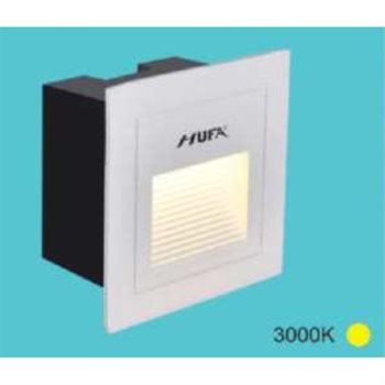 Đèn âm cầu thang HUFA vuông led 3W-220V, ánh sáng vàng ACT-05