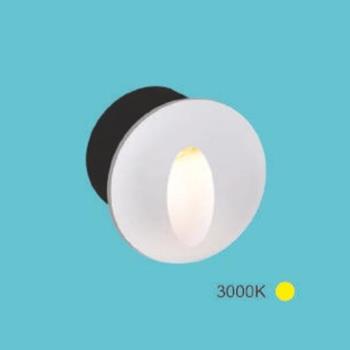 Đèn âm cầu thang tròn Led 3W-220V, ánh sáng vàng ACT-10