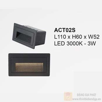 Đèn âm cầu thang L110*H60*W52 - LED 3000K - 3W ACT02S
