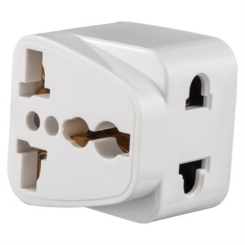 Ổ cắm du lịch chân cắm dẹp - tròn AD1